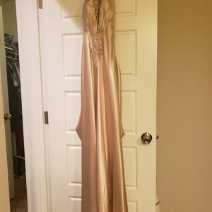 Vintage 1930s inspired silk gown